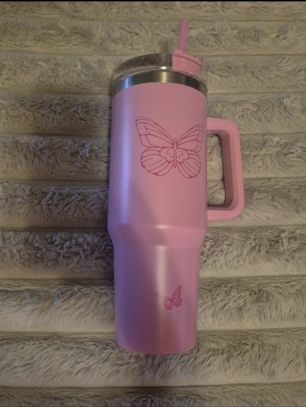 Dolly Parton Pink Butterfly 40 Oz Tumbler